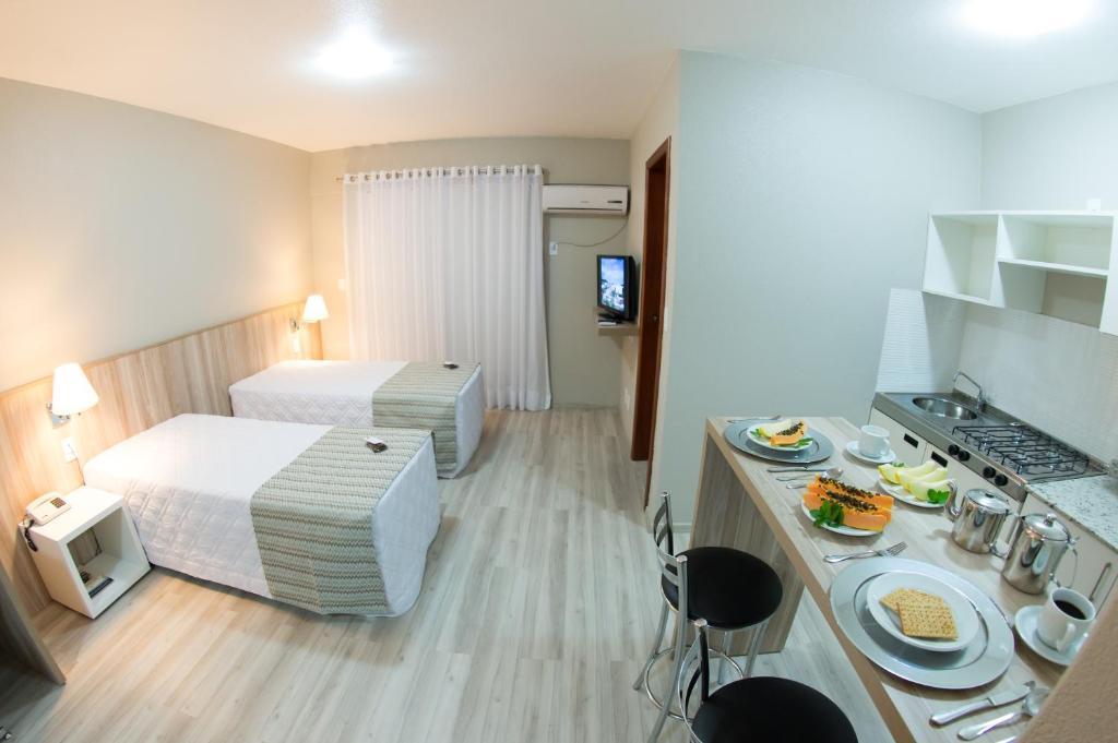 Aquarius Hotel Flat Residence Santa Cruz do Sul Rom bilde